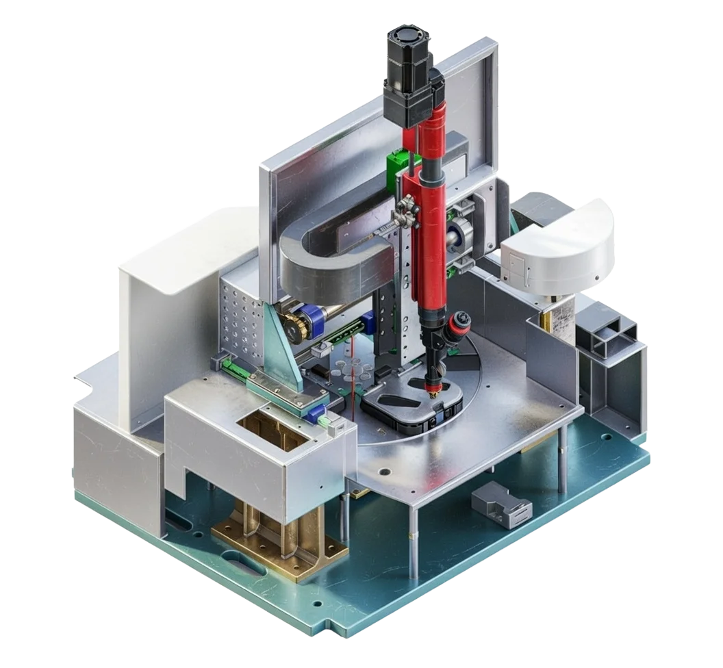 Single Spindle Detail Area